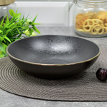 Тарелка глубокая 800мл 20см Elite black