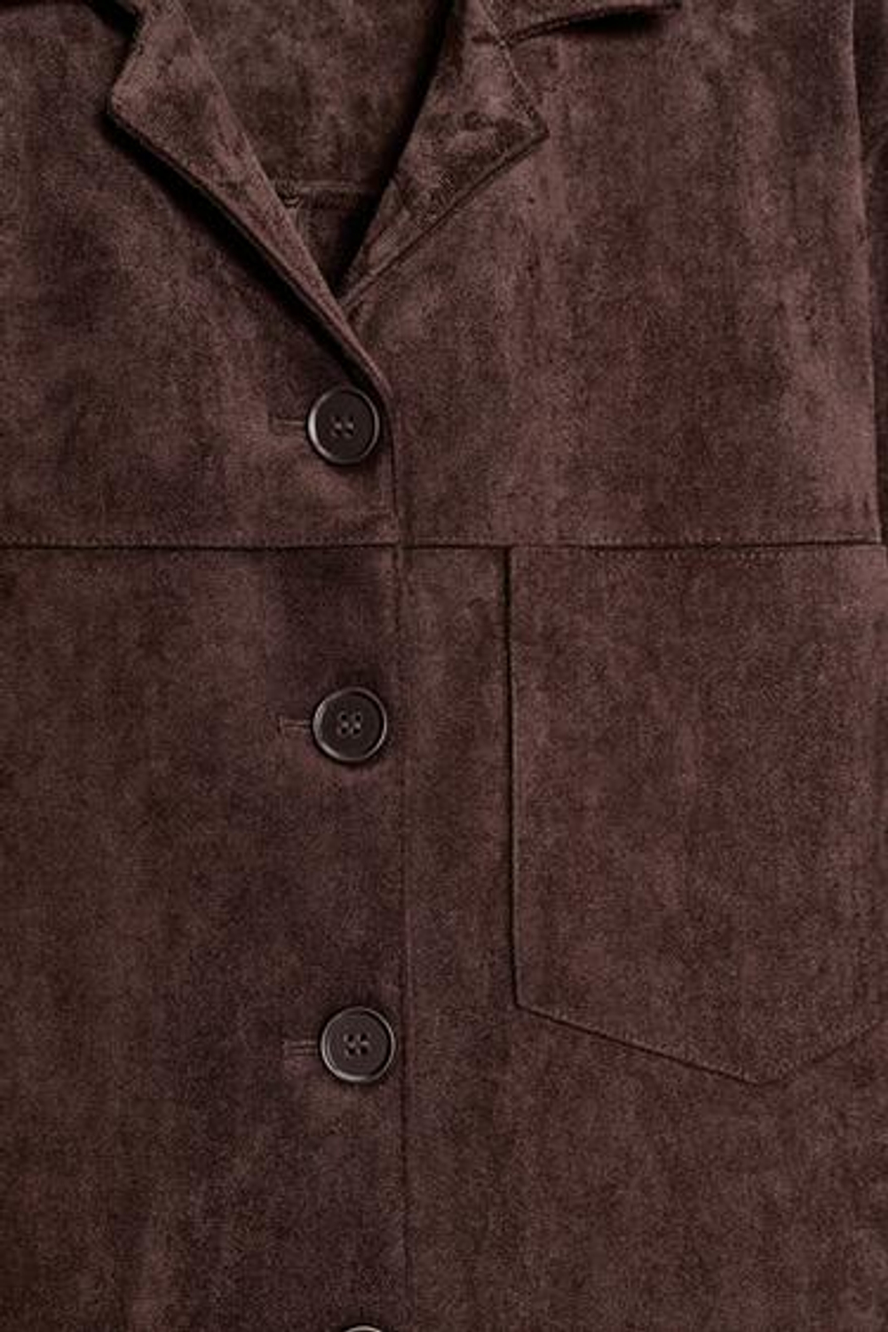 Искусственная замша, тонкий пиджак- ZARA