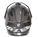Шлем мото мотард HIZER J6808 №4 (XXL) carbon (2 визора)