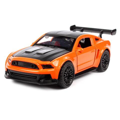 Модель ин. мет. "Спорткар" 12см, двери, багаж., коробка 2210C0141-R2 (Технопарк)