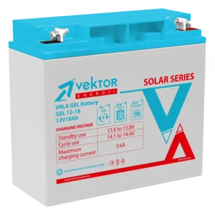 Аккумулятор VEKTOR ENERGY GEL 12-18