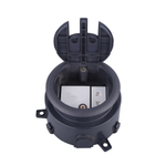 Лючок в пол 3 мод. (1, 5 мод. 45х45 мм.),  пластик