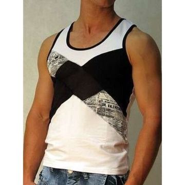 Мужская майка белая с принтом Doreanse 2033