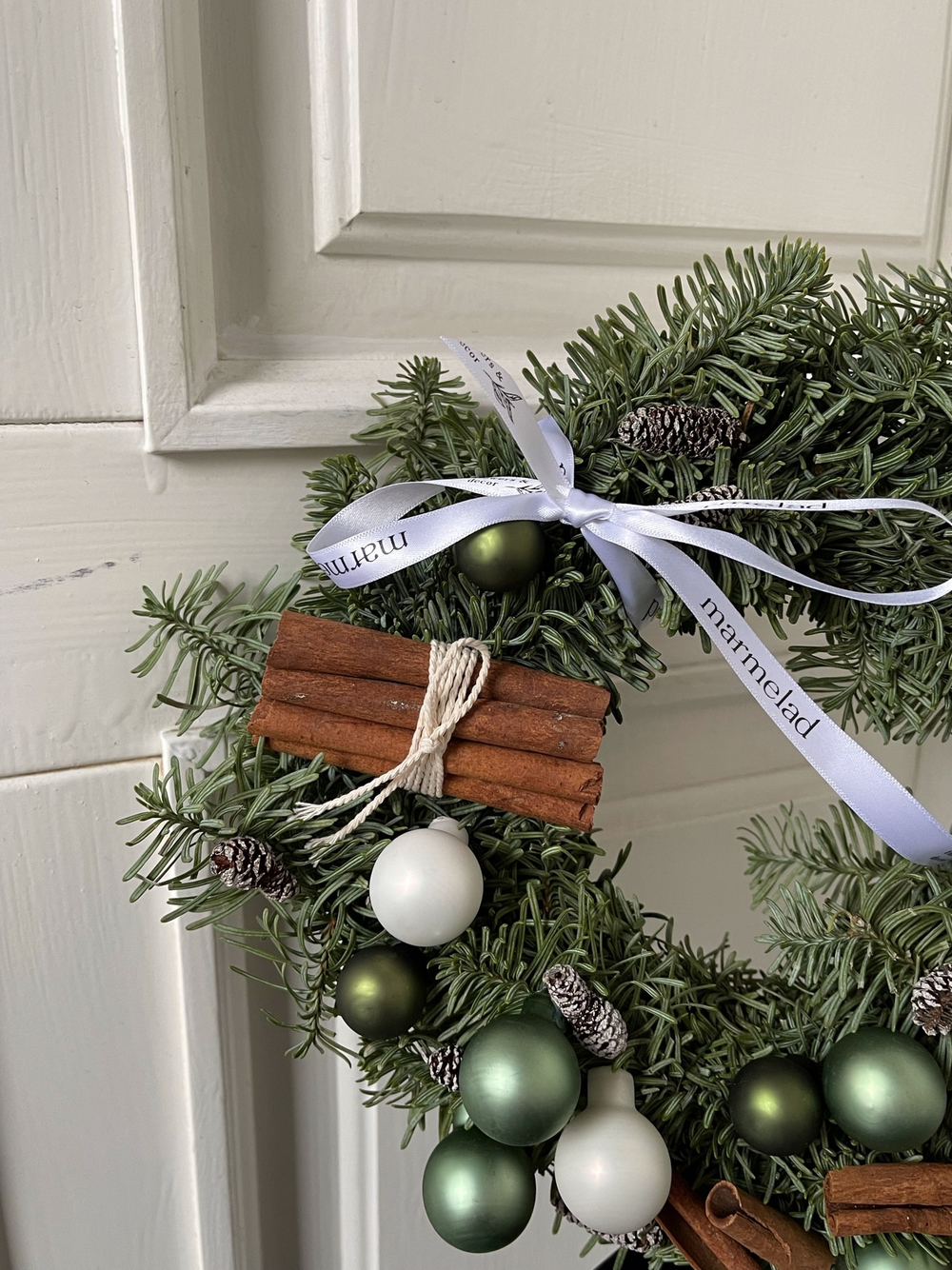 Мастер-класс РОЖДЕСТВЕНСКИЙ ВЕНОК из нобилиса