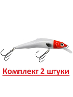 Воблер Минноу RONIN 89mm, цвет 048 (окунь), 1 штука