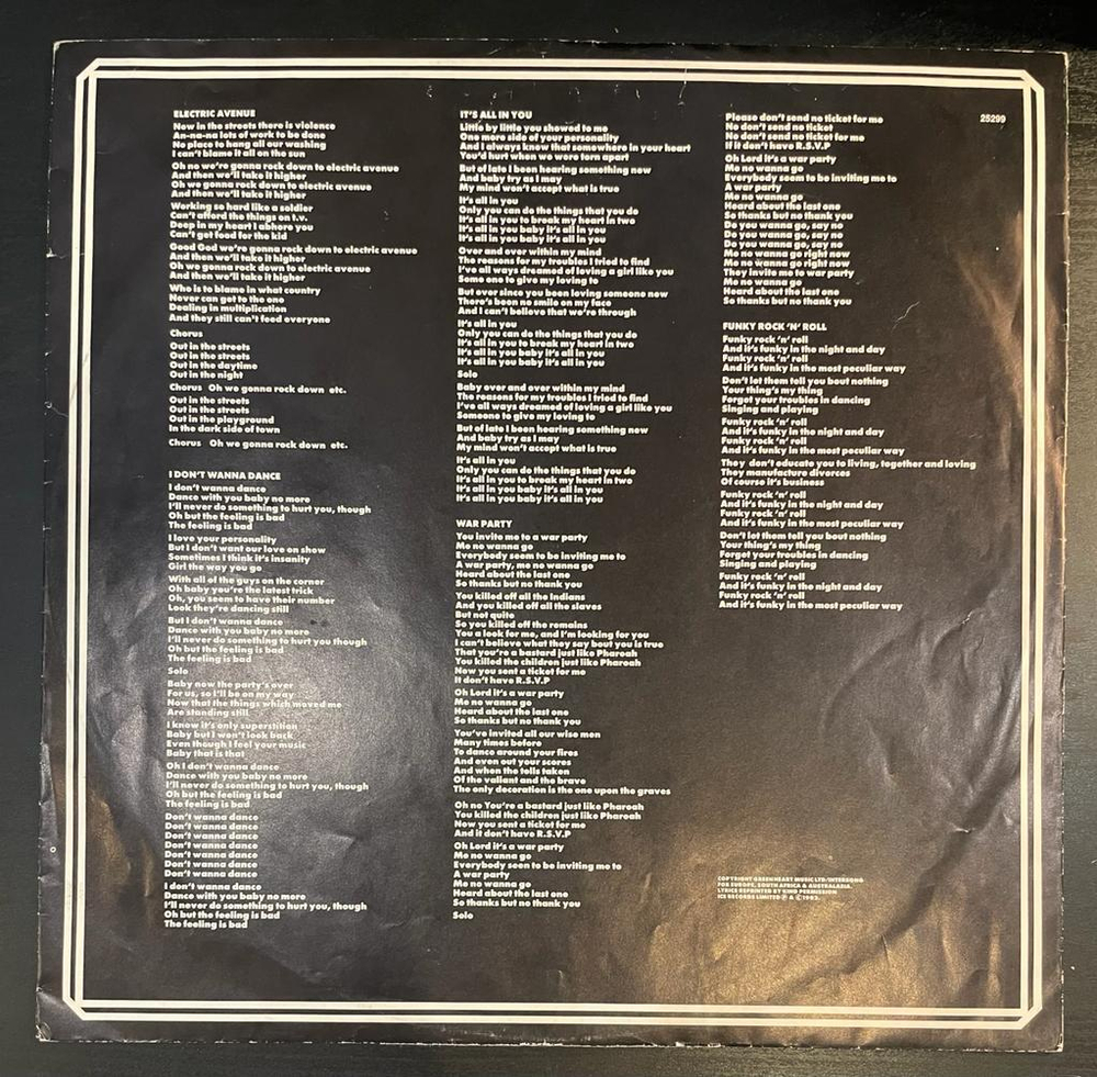 Eddy Grant - Killer On The Rampage (Голландия 1982г.)