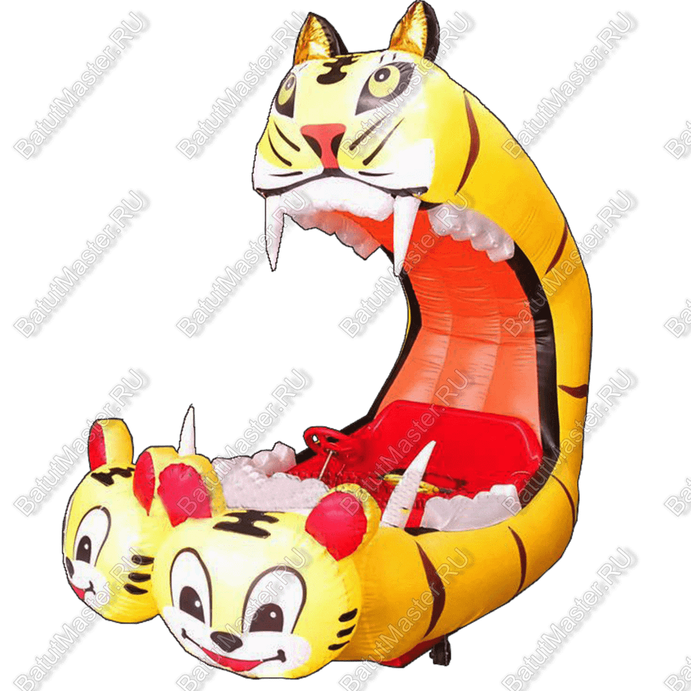 Парковый электромобиль «Тигр и тигрята»