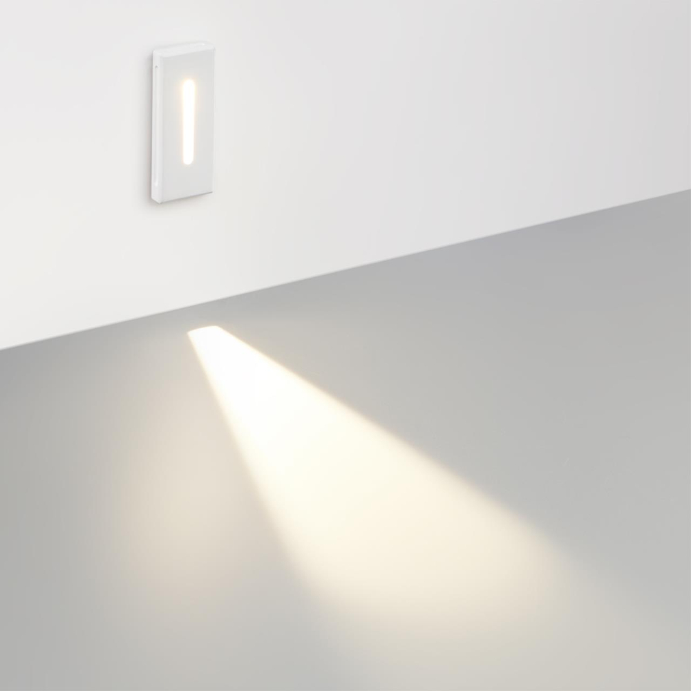 7082/3WL HIGHTECH ODL25 339 Подсветка лестницы прямоугольная металл/гипс IP20 LED 3W 3000K 220V GIPS