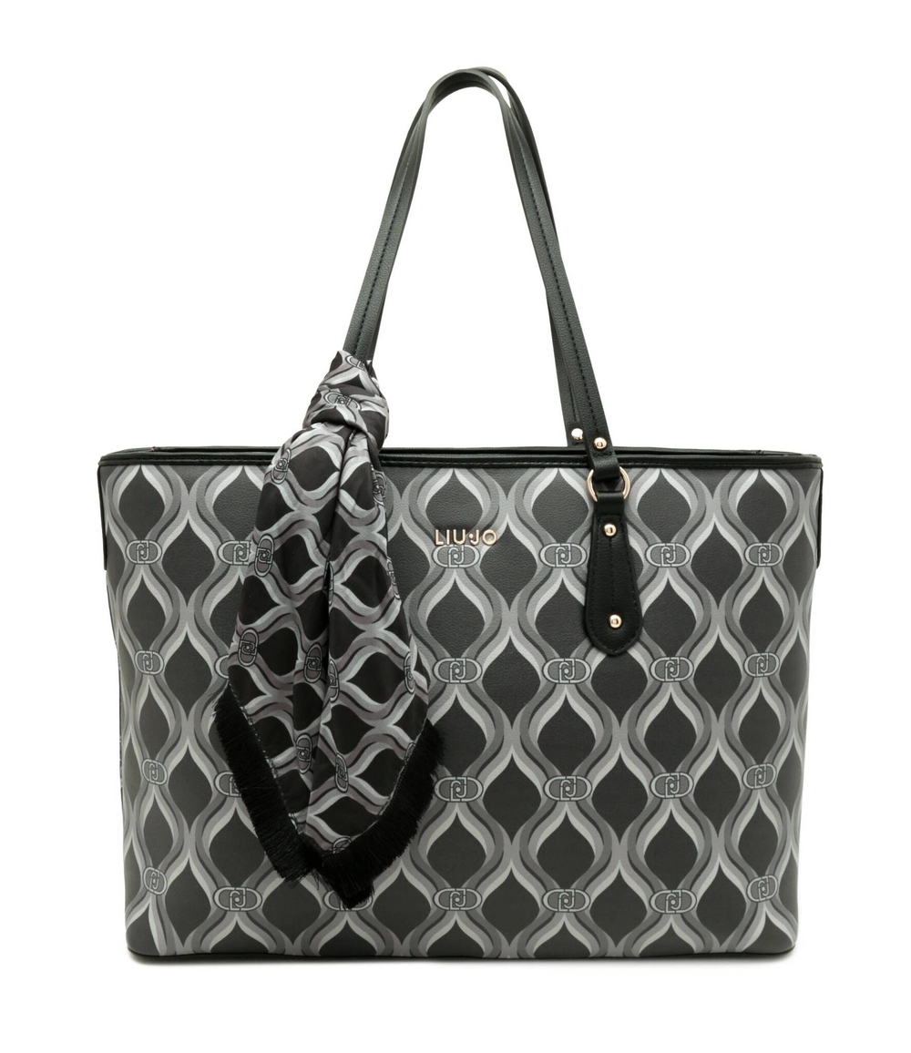 Шопер + платок Liu Jo - графитовый(AF3322 E0538)