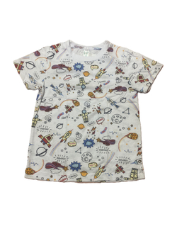 Футболка на мальчика из кулирки (100% хлопок) на рост 104 см