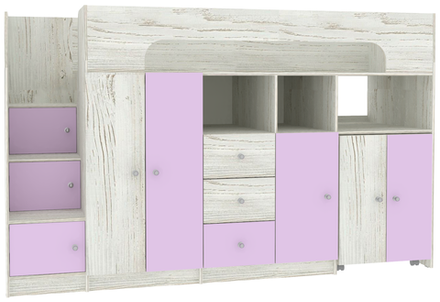 Кровать-чердак КарИВи Астра 11 Винтерберг Ирис