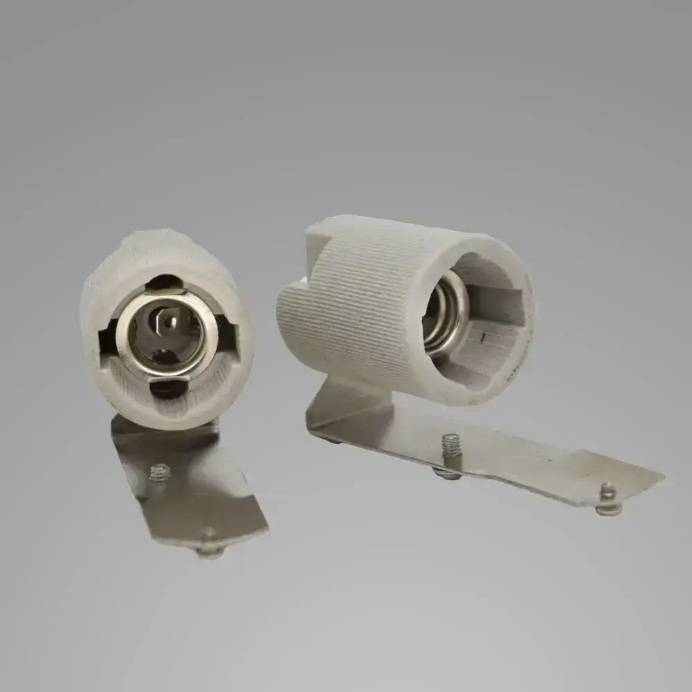 Патрон E14 керамический + крепеж