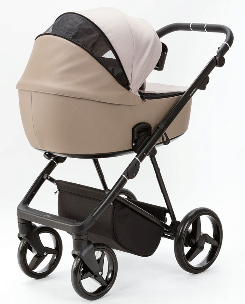 Детская коляска Adamex Blanc 3 в 1 BL-PS140 LUX (СВ. БЕЖ. + БЕЖ. КОЖА)