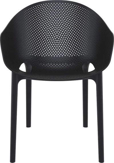 Стул пластиковый Sky Pro черный