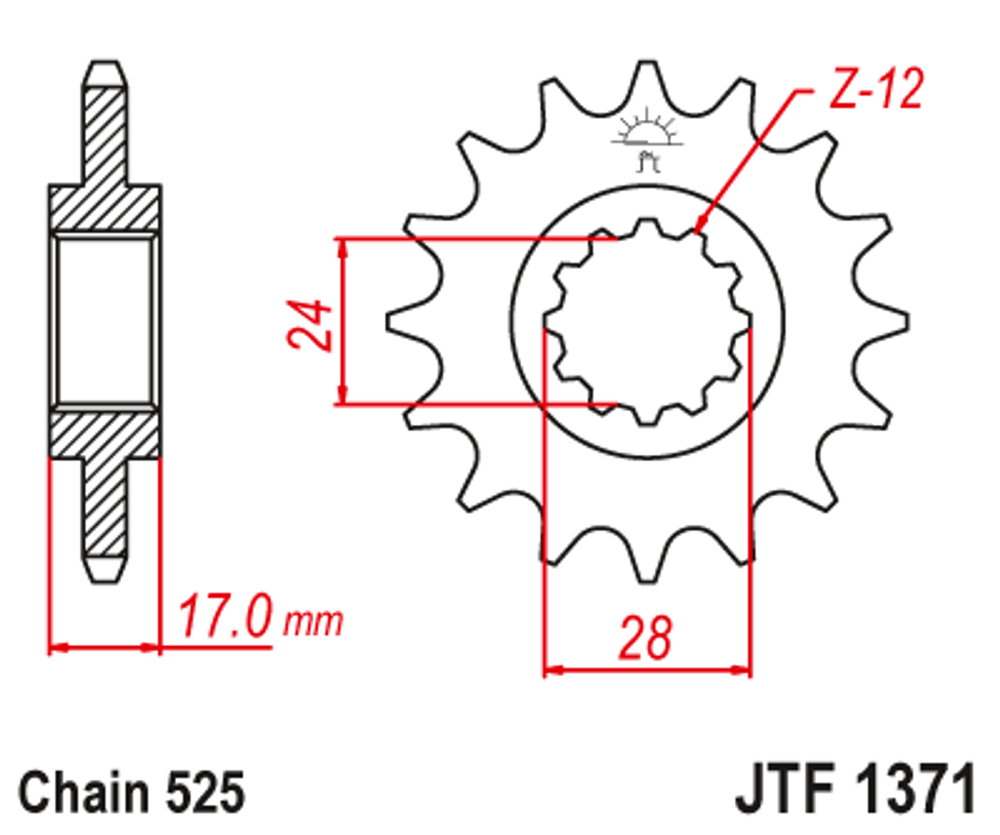 Звезда JTF1371.15RB