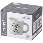 Кружка 355мл But first coffee, белая