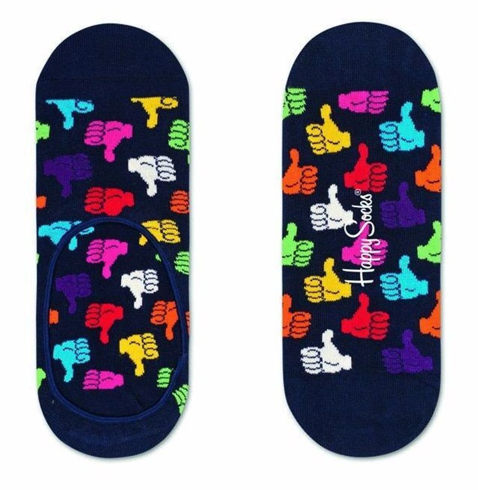 Носки-следки Thumbs Up Liner Sock с принтом (Размер: 25) (Цвет: черный)