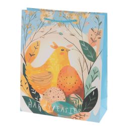 GAEM Пакет подарочный (бумага, плотность 210г/м2, блок микс 12шт), L26 W10 H32 см, 4в.