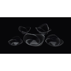 Alessi Корзина для фруктов Trinity черная