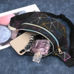 Сумка на пояс «Harizma», цвет черный, 31*12 см