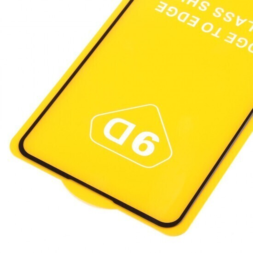 Защитное стекло Full Glue для Xiaomi Redmi Note 9S в технической упаковке, 011791 Черный