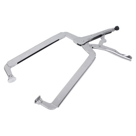 Цена на KING TONY (6625-18) Зажим с фиксатором 457 мм, С-образный, с подвижными губками