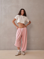 брюки шаровары из вареного футера