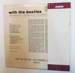 Винтажная виниловая пластинка LP The Beatles With The Beatles (Obi 1976)