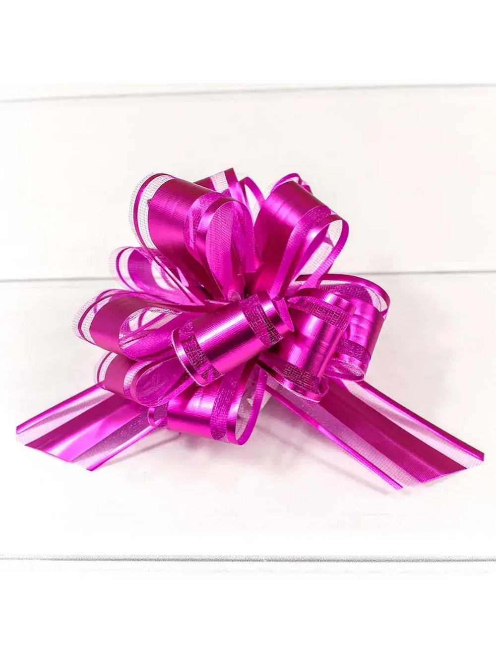 Бант Для Упаковки Подарка Ажурный 5 Х 5 См (розовый)