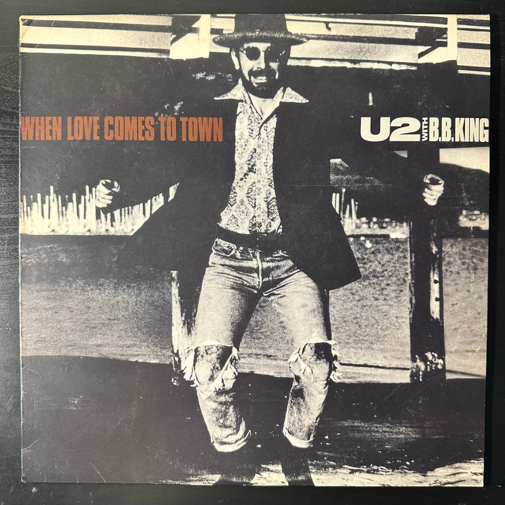U2 With B.B. King ‎– When Love Comes To Town (США 1989г.) Maxi-Single