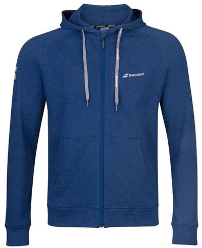 Мужская теннисная кофта Babolat Exercise Hood Jacket Men - estate blue heather