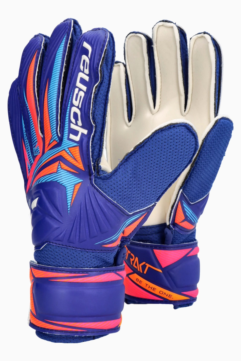 Вратарские перчатки Reusch Attrakt Solid Junior - темно-синий