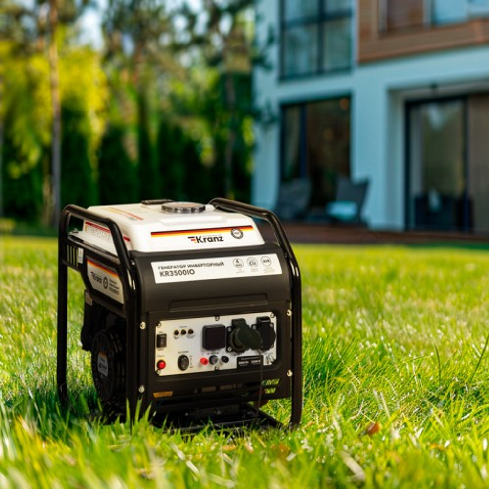 Генератор бензиновый Kranz KR 3500IO инверторный KR-16-1143