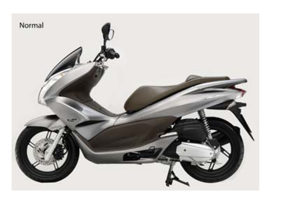 64501-KWN-902ZD. COVER, R. FR. *NHA14M*, Silver. Honda PCX.  (NHA14M SEAL SILVER METALLIC)