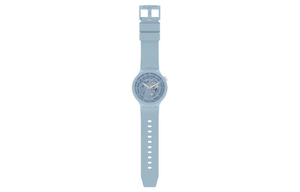 SWATCH Unisex 47mm Blue Watch SB03N100