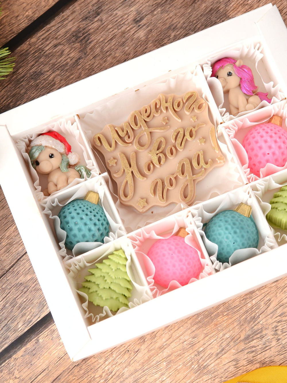 Подарочный набор "Чудесного Нового Года" с лошадками #4