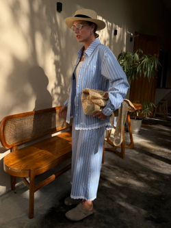 Костюм Village небесно-голубой