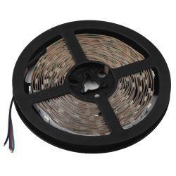 Светодиодная лента ЭРА LS5050-7,2-30-12-RGB-IP20 2year-5m многоцветная | Светодиодные ленты 12В 2 год