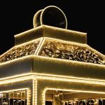 Светодиодная конструкция "Фонарь золотой"