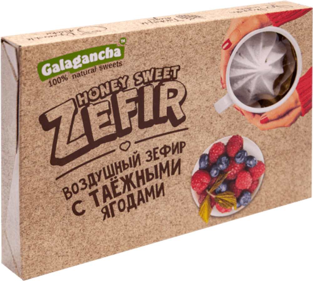 Зефир с Таежными ягодами / Galagancha Honey Sweet Zefir 140г