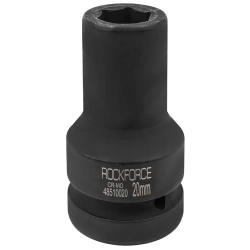 Головка ударная глубокая 1'', 20мм (6гр.) RockForce RF-48510020