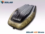 Лодка надувная моторная solar-420 strela jet tunnel