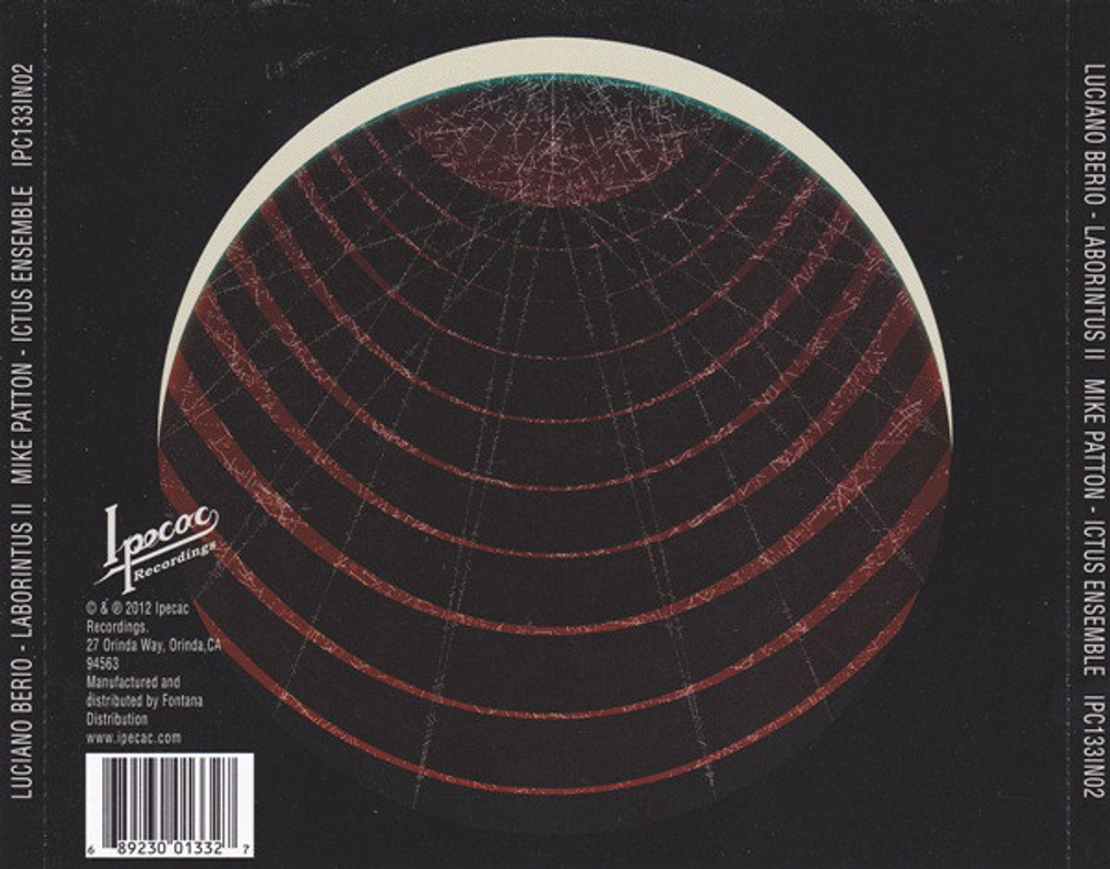 Luciano Berio, Mike Patton, Ictus Ensemble / Laborintus II (CD)