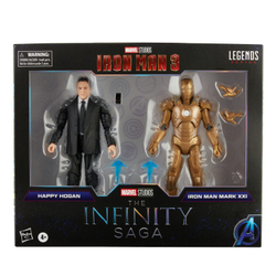 Hasbro Marvel Legends - фигурки Happy Hogan и Iron Man Mark XXI F0191