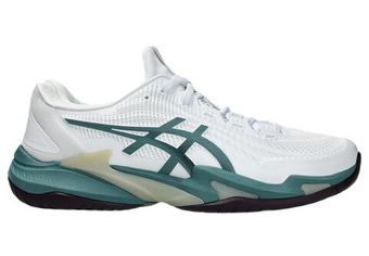Мужские кроссовки теннисные Asics Court FF 3 - white/foggy teal