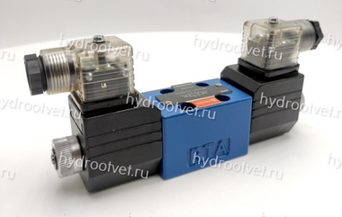 4WE4G2X/CG24N9Z5L - Гидрораспределитель золотниковый Ду 4 с электроуправлением, схема G (64), электроуправление G24, возврат - пружинный