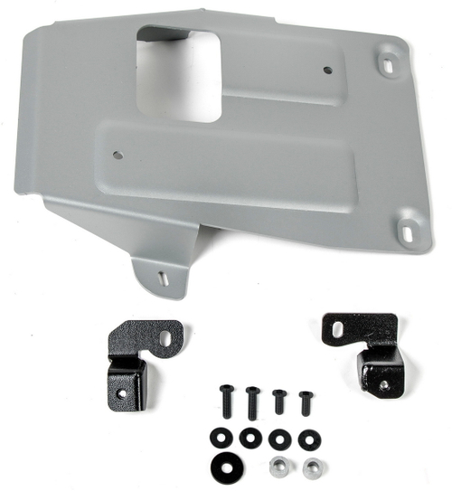 Защита РК Rival для Porsche Cayenne III (V - 2.9T (440 л.с.); 3.0 (340 л.с.); 4.0T (550 л.с.)) 2017-н.в. (устанавл-ся совместно с 333.4613.1), штампованная, алюминий 4 мм, с крепежом, 333.4614.1