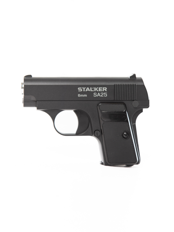 Пистолет пневм. Stalker SA25 Spring (аналог Colt 25), к.6мм, мет.корпус,маг.7шар,черн