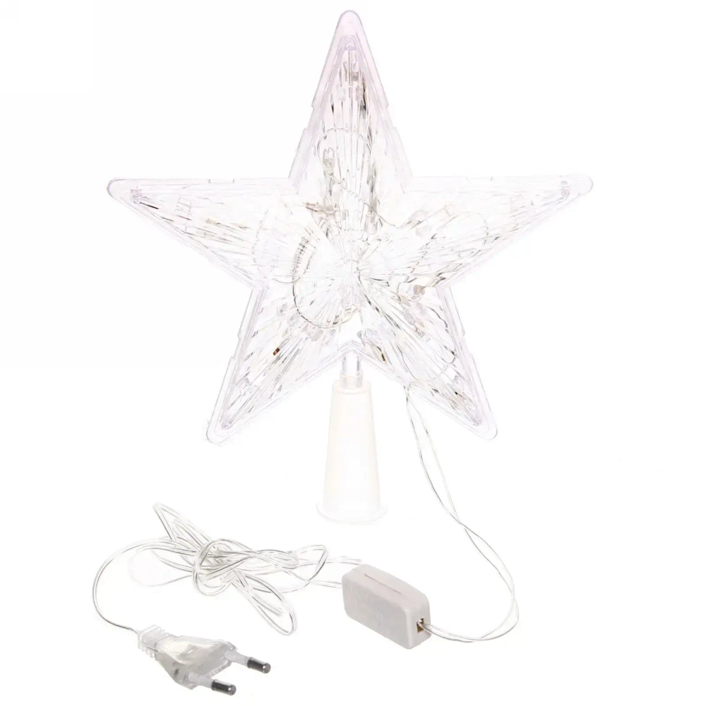 Фигура светодиодная ЗВЕЗДА ДЛЯ ЁЛКИ 15 ламп LED,18,5см, RG/RB