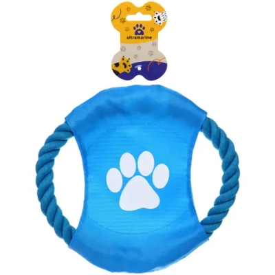 Игрушка текстиль «Фрисби», цвет голубой, 19см / 1,4см (лейбл)